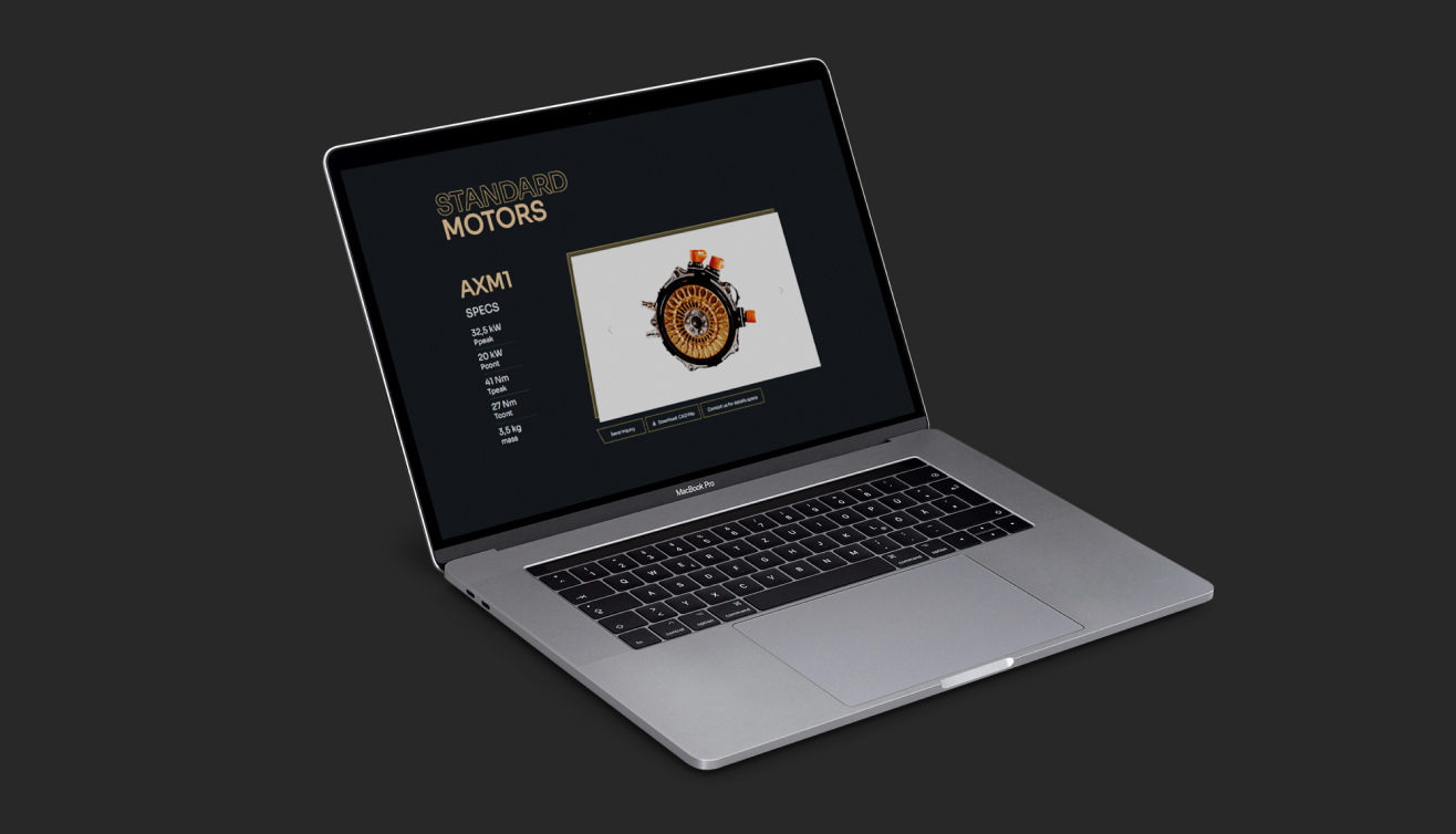 AXM electric web design