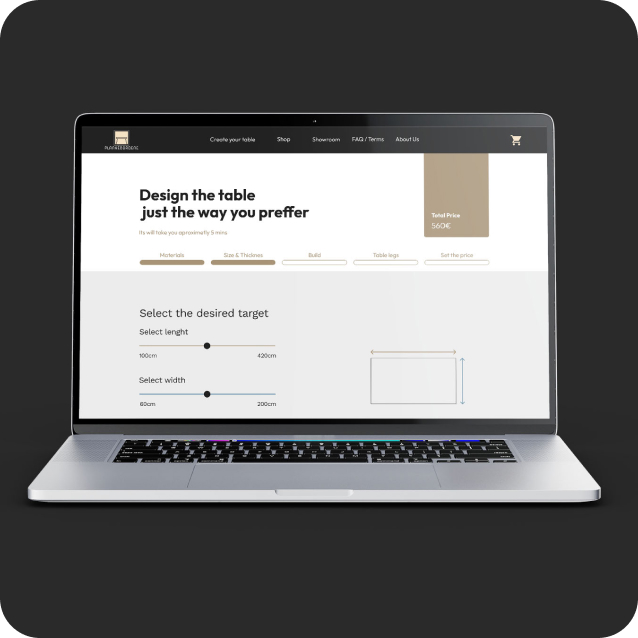 Product design for Plankebordene.dk